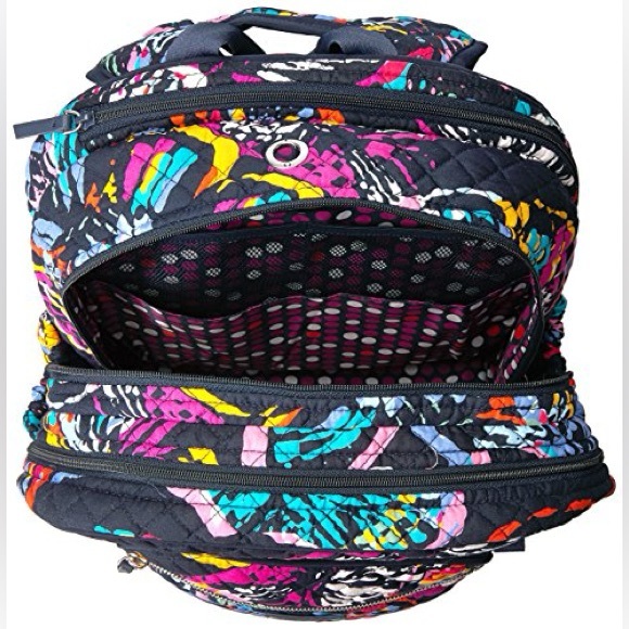 VERA BRADLEY xl campus backpack in butterfly flutter - Picture 7 of 8